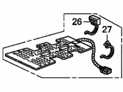Honda 81134-TA5-A71 Heater, Front Cushion