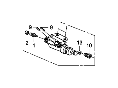 Honda 46930-SWA-G01 Cylinder Assembly, Clutch Slave