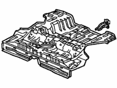 Honda 04655-SR1-A00ZZ Panel Set, RR. Floor