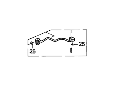 Honda 80331-SR3-013 Pipe, Condenser