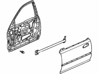 Honda 04670-SR1-A00ZZ Panel Set, R. FR. Door