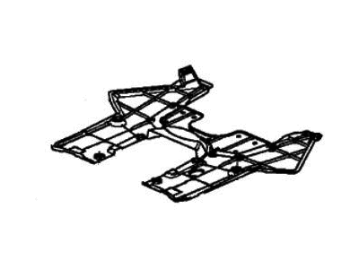 Honda 74170-T5R-A00 Cover Assy., RR. Engine (Lower)