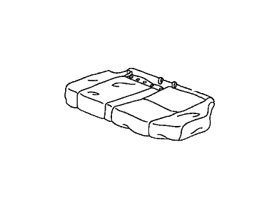 Honda 81731-S9V-A35ZB Cover, Driver Side Middle Seat Cushion Trim (Gray) (Leather)