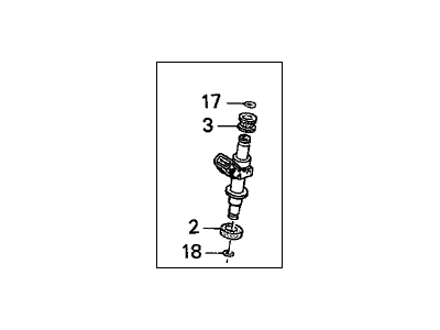 Acura 06164-P8E-A00 Injector Set, Fuel