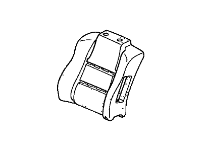 Honda 81522-S9V-A22 Pad, L. FR. Seat-Back