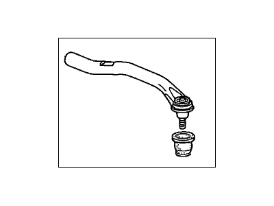 Acura 53560-S3V-A02 End, Driver Side Tie Rod