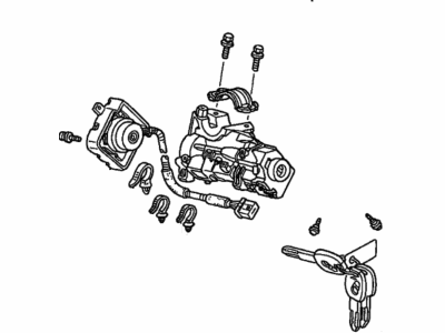 Honda 06350-S9V-305 Cylinder Set (Gray)