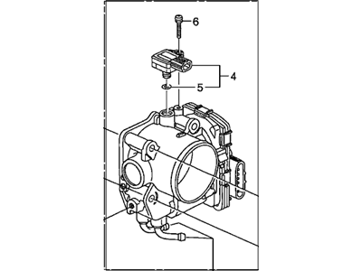 Acura 16400-RKB-003 Throttle Body, Electronic Control (Gma3A)