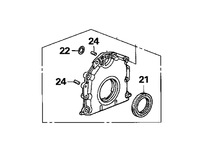 Acura 11300-P8A-A00 Case Assembly, Oil Seal