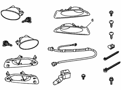 Honda 08V31-TA0-100A Fog Lights (EX-EX-L & L4 Trims Only)