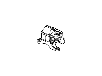 Acura 50810-TA0-A12 Rubber Assembly, Rear Engine Mounting