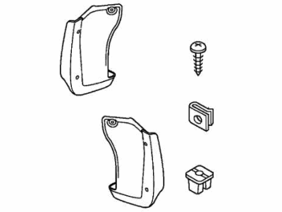 Honda 08P09-TA0-100R1 Splash Gaurd, Rear