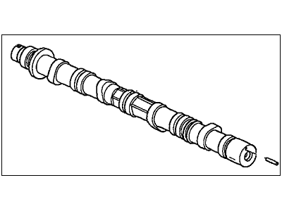 Honda 14120-R44-A00 Camshaft Complete, Exhaust