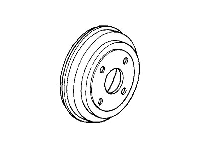 Honda 42610-SB2-662 Drum, Rear Brake