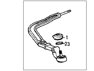 Honda 51361-SB2-672 Arm, Left Front Radius