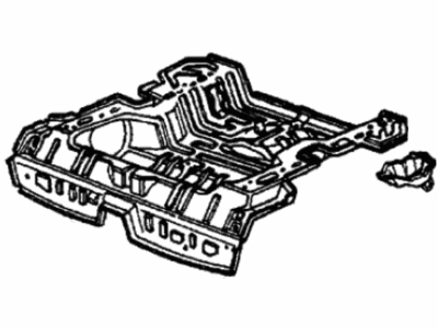 Honda 04761-SB2-663ZZ Floor, RR.