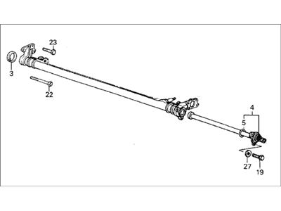 Honda 42100-SB2-305 Beam Assembly, Rear Axle