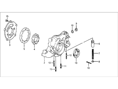 Honda 15100-PE1-721 Pump Assembly, Oil