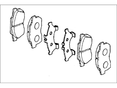 Honda 45022-SA0-771 Pad Set, Brake