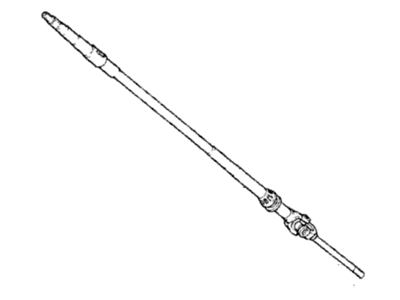 Honda 53310-SB2-671 Shaft, Steering