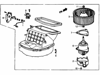 Honda 39410-SB2-674 Blower Assembly