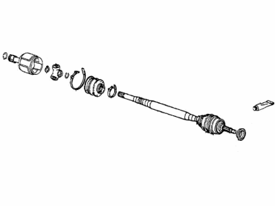 Honda 44011-SB2-963 Driveshaft Set, Driver Side