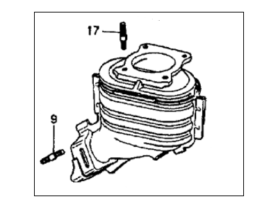 Honda 18150-PE1-665 Converter Assembly