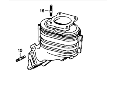 Honda 18150-PE1-U21 Converter Assembly