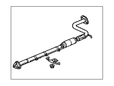 Honda 18220-SV1-C30 Pipe B, Exhuast