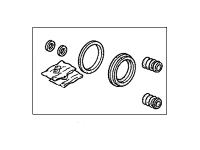 Acura 01463-SM4-A01 Caliper Set, Front
