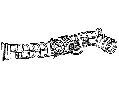 Honda 17228-P0A-A00 Tube, Air Flow