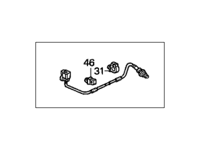 Honda 36532-P0A-A01 Sensor, Rear Oxygen