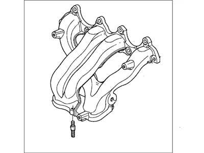 Acura 18000-P0A-010 Manifold Assembly, Exhaust