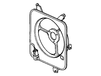 Acura 38615-P0A-000 Shroud, Air Conditioner