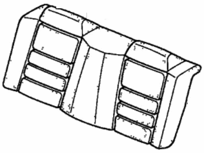 Honda 82122-SV2-A61 Pad, Rear Seat-Back Molding