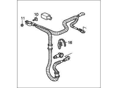 Honda 32410-SV4-900 Cable Assembly, Starter
