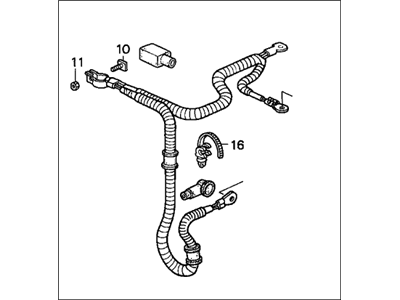 Honda 32410-SV4-940 Cable Assembly, Starter