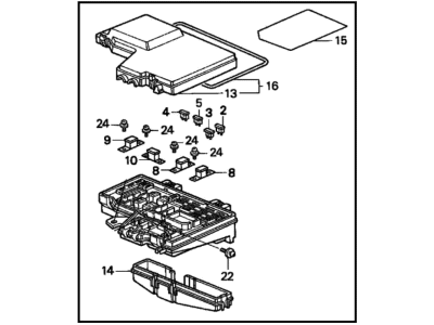 Honda 38250-SV4-K03 Box Assembly, Relay