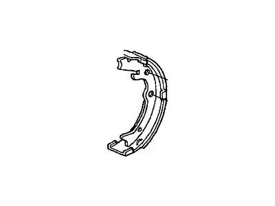 Honda 43154-S47-N01 Shoe, Parking Brake