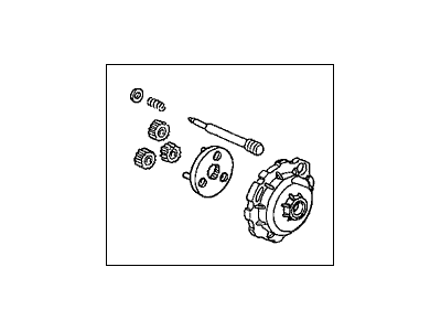 Honda 31220-PPA-A02 Gear Set, Reduction