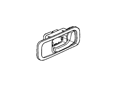 Honda 72120-SCV-A01ZA Handle Assembly, Right Front Inside (Graphite Black)