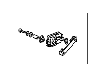 Honda 38388-SA6-004 Actuator, Left Rear Door Lock (Hitachi)