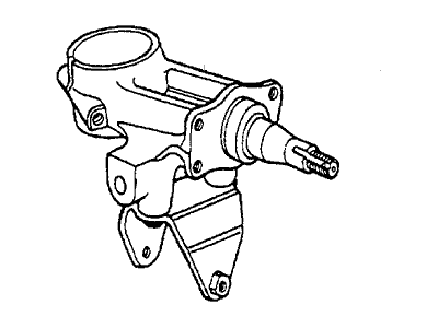 Honda 52210-SA5-670 Carrier, Right Rear Hub