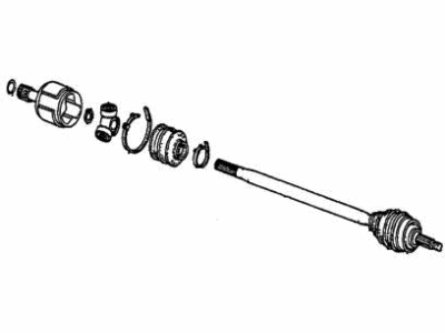 Honda 44011-SD7-930 Driveshaft Set, Driver Side Outboard