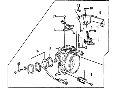 Honda 16400-PD6-662 Body Assembly, Throttle