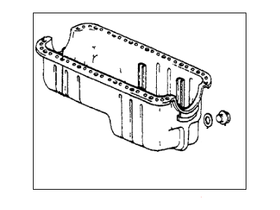 Honda 11200-PD2-010 Pan, Oil