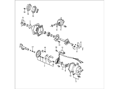 Honda 30105-PD2-672 Distributor Assembly (Tec)