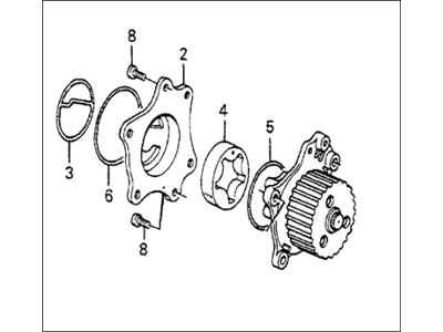 Honda 15100-PD6-000 Pump Assembly, Oil