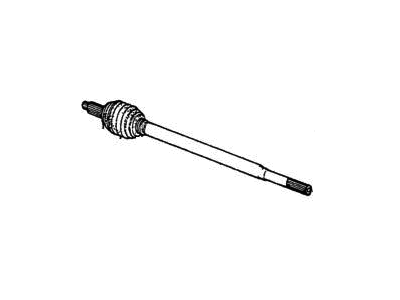 Honda 44323-SB0-310 Boot, Passenger Side Outboard