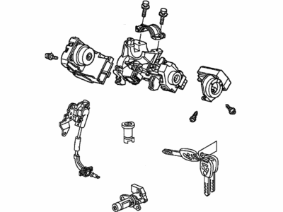 Honda 06350-SVA-309 CYLINDER SET, KEY